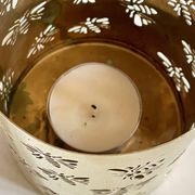 PHOTOPHORE aux Abeilles LAITON