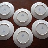 Flat plates ironstone St Amand Hamage 'Regency'