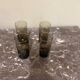 4 vintage glasses