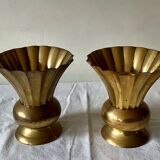 Paire de vases en bronze