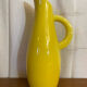 Pichet Ancien en Céramique Jaune Made In France Vintage