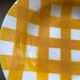 Hollow plates Sarreguemines yellow tiles