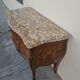 Commode style Louis XV en marqueterie et bois de rose