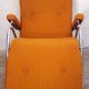 Deckchair Lama chrome vintage fabric