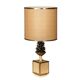 A vintage 20thc italian bergere lamp with pine cone detailing c.1970