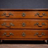 Antique curved commode in solid wood – Louis XIV / Louis XV period - 18th century