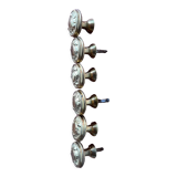 Set of 6 antique door knobs