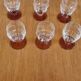 Amber glasses with its top