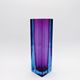 Murano Sommerso Vase Blue Purple Mandruzzato 20th Century - 27cm 3kg