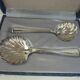 Dessert cutlery in silver metal of the brand Ercuis