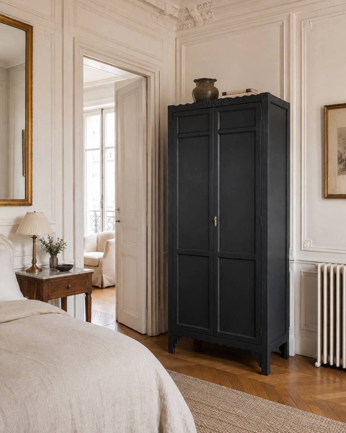 Armoire parisienne art déco penderie 1930