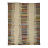 Kilim décoratif tribal contemporain 321 cm x 408 cm