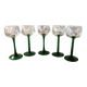 Antique white wine glasses
