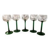 Verres à vin blanc anciens