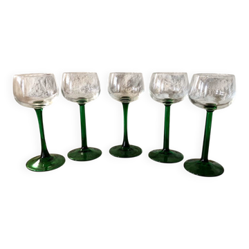 Verres à vin blanc anciens
