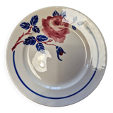 K&G Lunéville flat plates model Chantal set of 3 Art Nouveau style