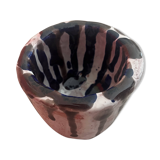 Glazed ceramic pot