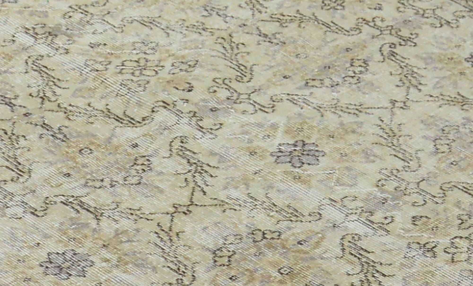 Turkish Anatolian Handmade Vintage Rug 288 cm x 176 cm