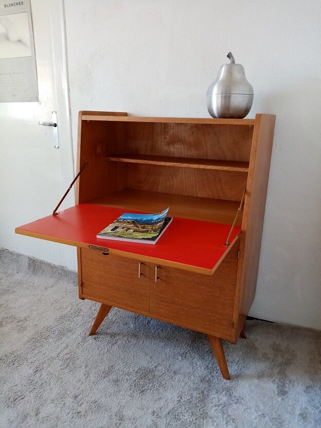 Secretary compass in oak 50s