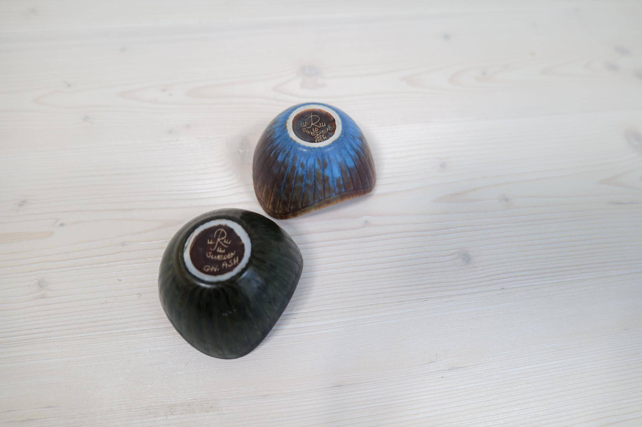 Mid-Century Modern Set of 5 Bowls Rörstrand Gunnar Nylund, Sweden, 1950s