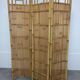 Vintage bamboo screen with 3 panels