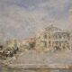 Great painting signed by Luigi Mantovani, View of Venice