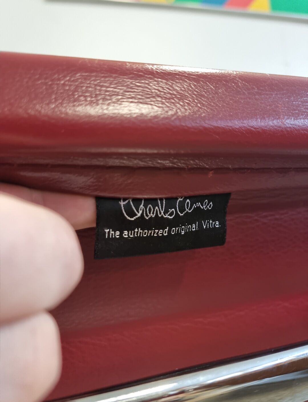 Vitra Charles Eames ea 108 full leather