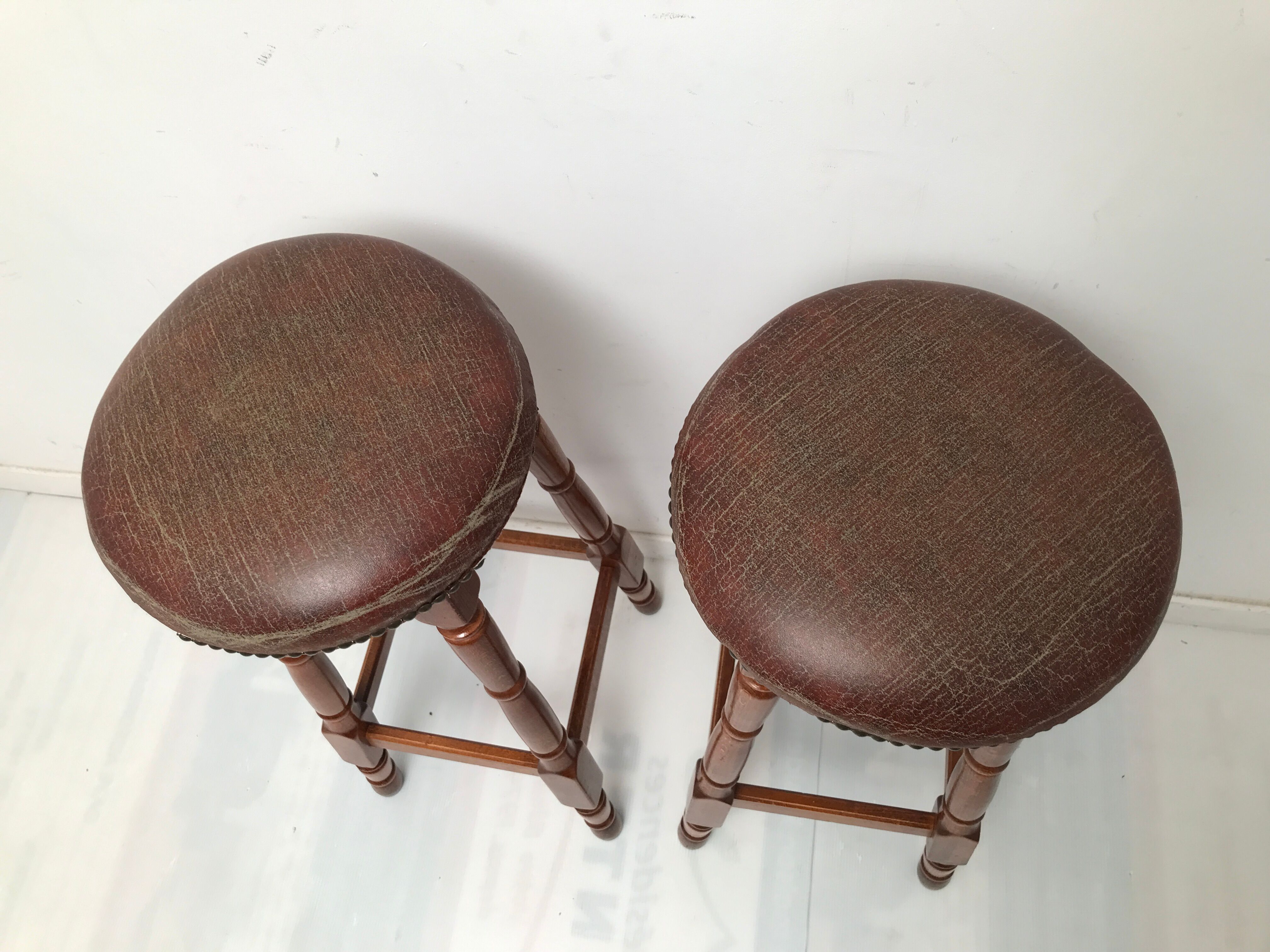 Pair of vintage bar stools