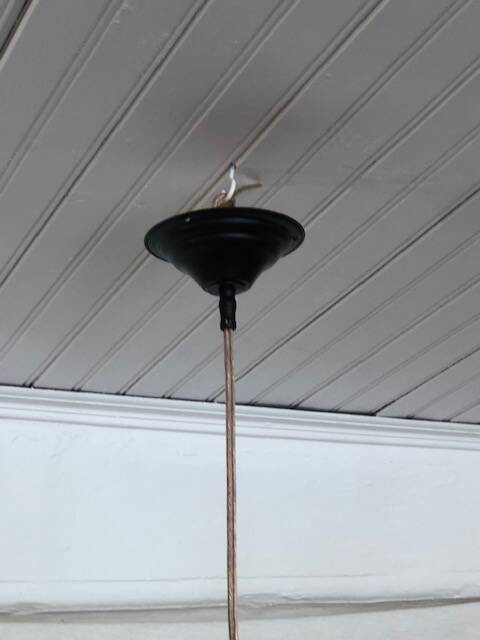 Hammered brass suspension diameter 80