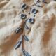 Pair of antique linen pillowcases with monogram