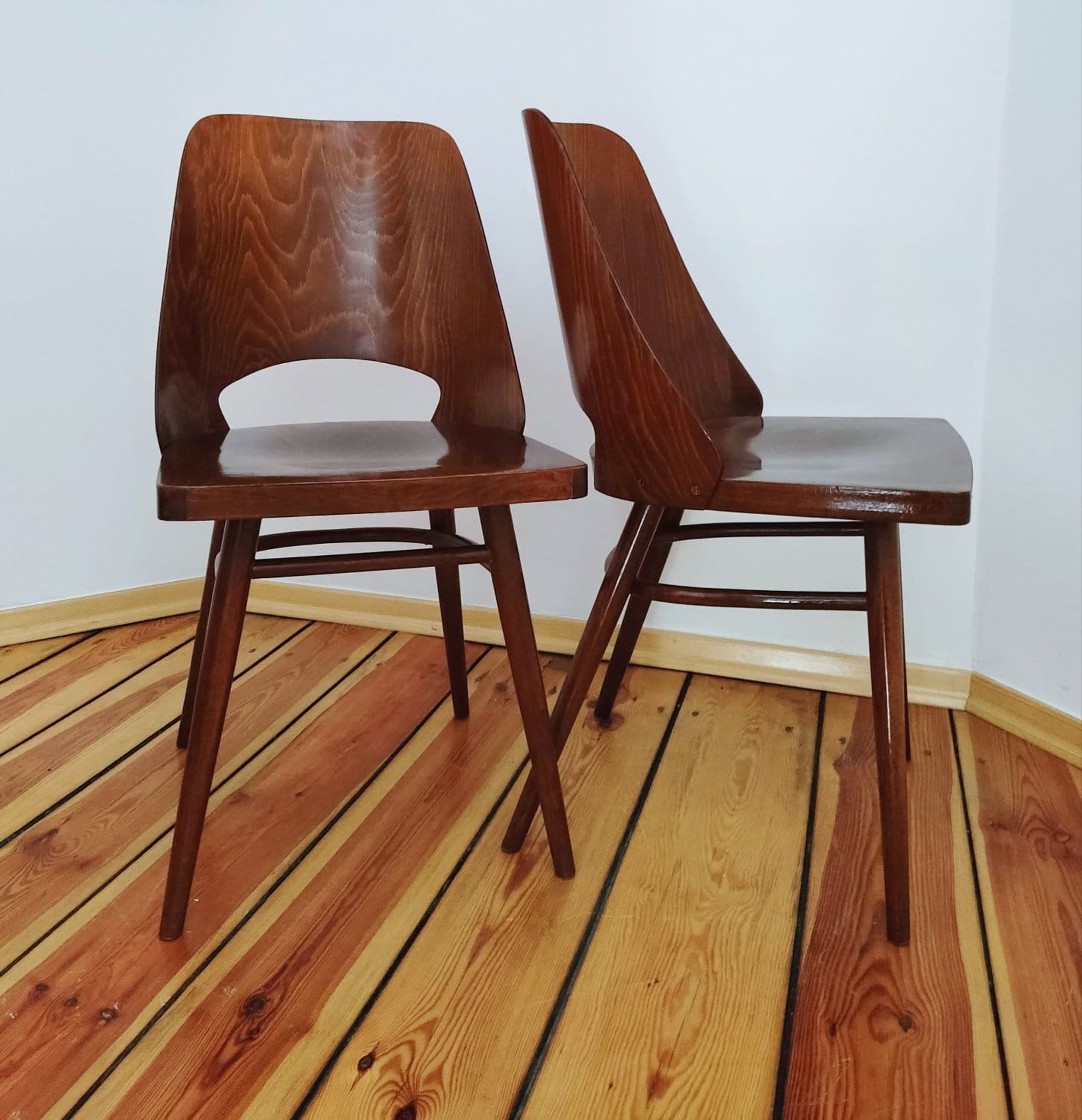 Set of Four Chairs by O. Haerdtl for TON, Czechoslovakia, 1960s