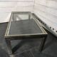 Chrome and gold metal coffee table by Romeo Rega from the 1970s.