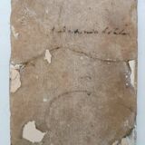 Antique painting on alabaster, Italy, 18th century, Saint Anthony of Padua