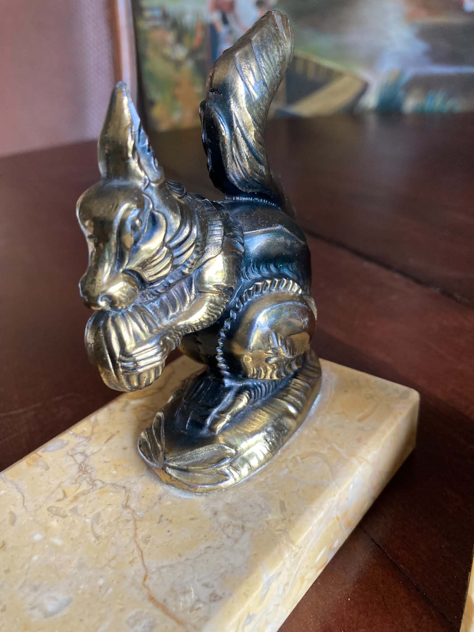 Squirrel bookends
