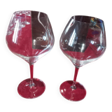 Bohemian crystal glasses