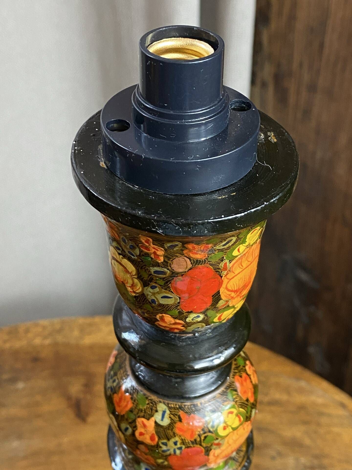 Kashmiri lamp pair