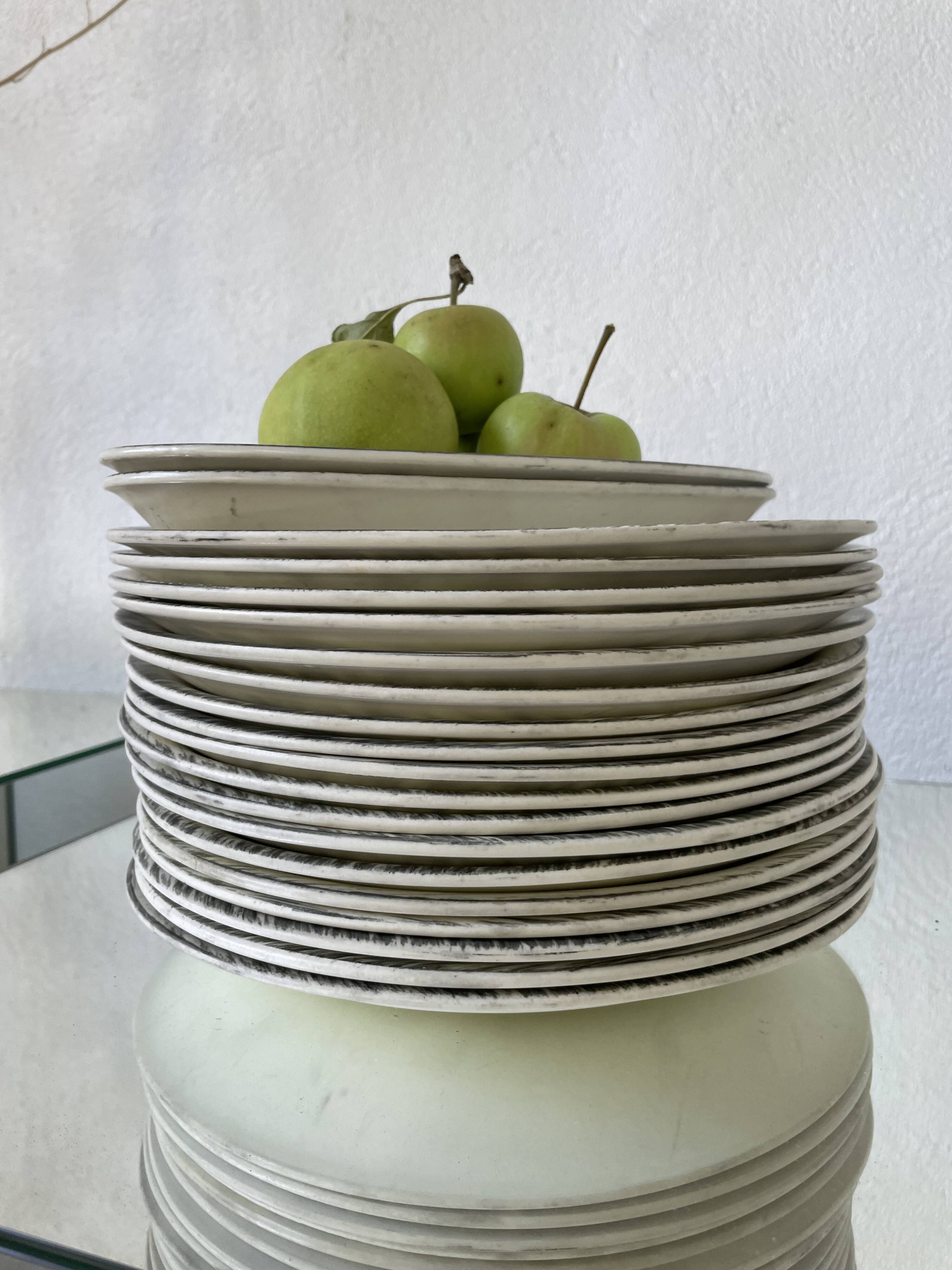 Set of plates and dishes Bazas de Salins 1960