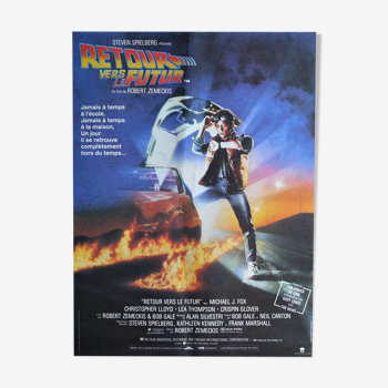Original cinema poster - "retour to the futur" - zemeckis - 1985