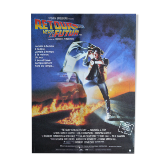 Original cinema poster - "retour to the futur" - zemeckis - 1985