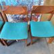 Four vintage Italian chairs from the 1980s