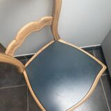 Chaise vintage bois louis Philippe revisitée