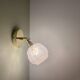 Vinatge tulip wall light in pink CLichy glass