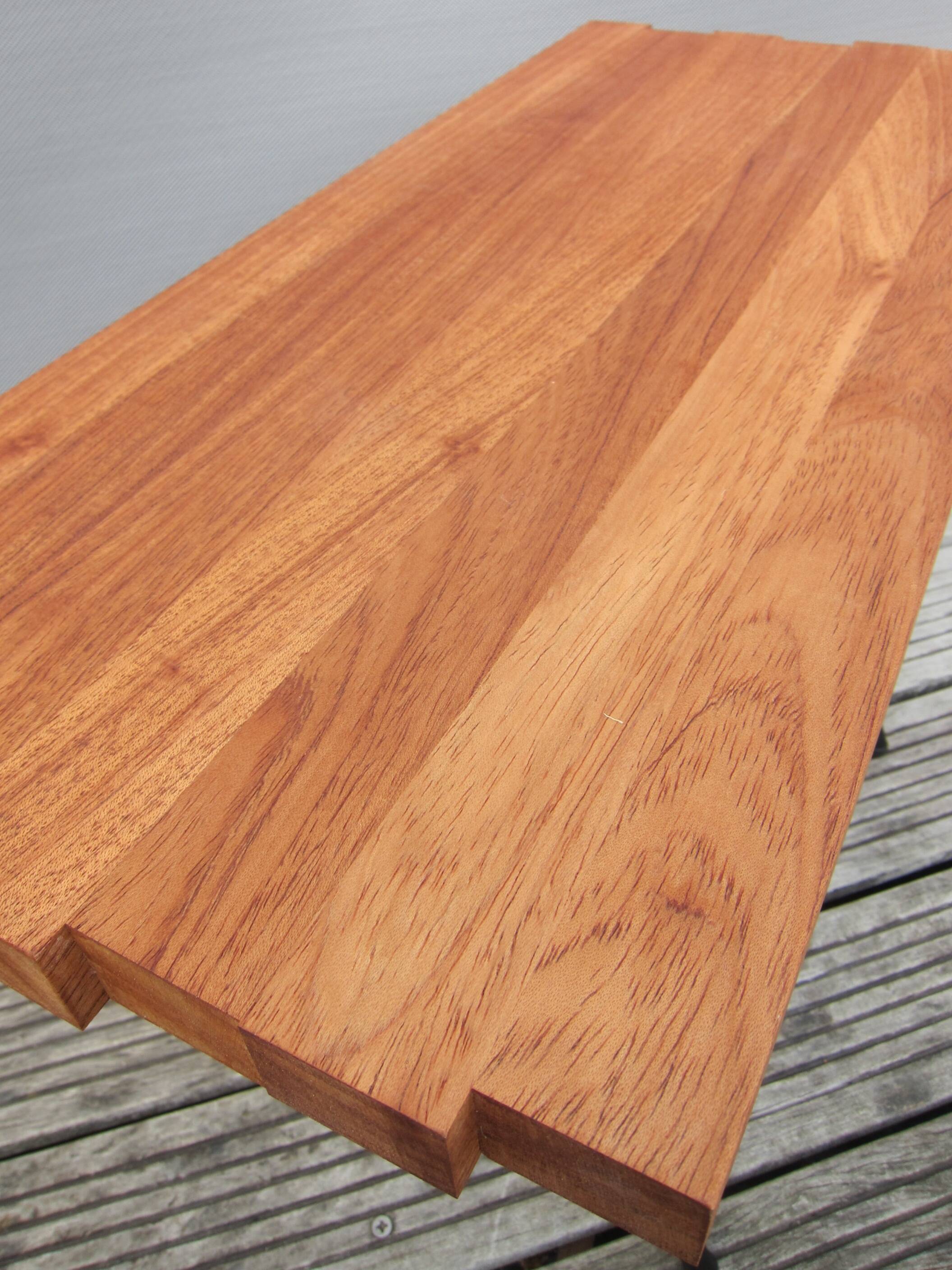 1950s wood and metal portico coffee table