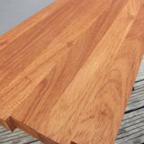 Table basse portique 1950 bois métal