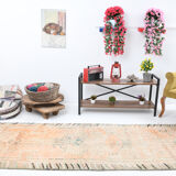 3x12 pale orange herki runner rug 99x380cm