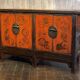 Antique Chinese buffet with 4 doors