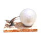 Art deco lamp, globe and marble