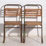 Antique garden chairs (c.1920). Set of 4 pieces #1