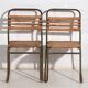 Antique garden chairs (c.1920). Set of 4 pieces #1
