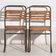 Chaises de jardin anciennes (c.1920). Ensemble de 4 pièces #1